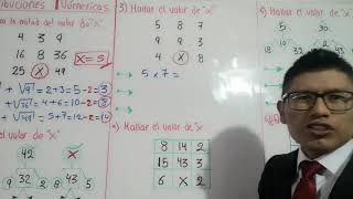 ANALOGÍAS Y DISTRIBUCIONES NUMÉRICAS [upl. by Ddat988]