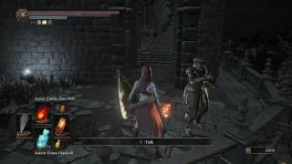 Dark Souls 3 Ringed City Talk to Lapp at Ringed Inner Wall Bonfire [upl. by Merrile]