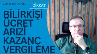 BİLİRKİŞİ ÜCRET ARIZİ KAZANÇ VERGİLEME  DİKKAT [upl. by Clim62]