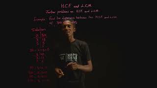 JSS1  Mathematics  HCF and LCM  Further problems on HCF and LCM  1 [upl. by Ylelhsa547]