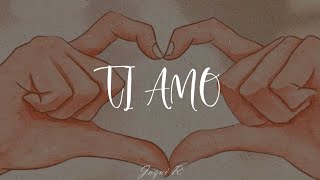 Ti amo— Umberto Tozzi TestoLyrics [upl. by Timothea]