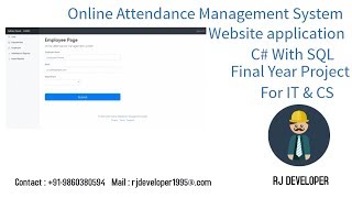 Online Attendance Management System  Ep05  Final Year Project  Web Application [upl. by Eemaj169]