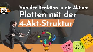 Von der Reaktion in die Aktion Plotten mit der 4AktStruktur mit neuer Zeilenschlingerin [upl. by Ennagroeg]