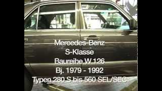 DVDTrailer quotMBIG MercedesBenz SKlasse W 126 Technik  WartungsVideoFilmquot [upl. by Oidale]