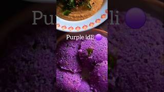 Purple idli in town 💜 Testing viral indian food recipes ✨️🫶🙀 southindianfood [upl. by Marx2]