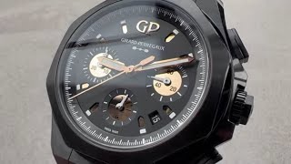 GirardPerregaux Laureato Absolute Gold Fever Chronograph 8106021492FH3A GirardPerregaux Review [upl. by Lambart351]