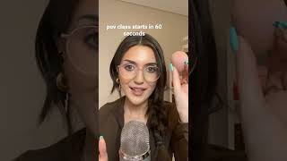 pov doing your makeup in 60 seconds ASMR asmr roleplay shorts [upl. by Ordep]