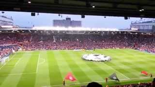 United vs Bayern  incredible atmosphere at Old Trafford [upl. by Sharity]