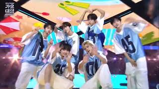 NCT WISH 20240721 Summer 가요대전 Special Stage 으쌰으쌰 [upl. by Ttihw]