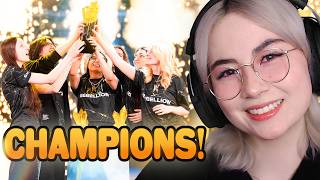 Kyedae Reacts to Shopify Rebellion vs MIBR  GRAND FINALS  VCT Game Changers Championship Berlin [upl. by Xuaegram]