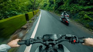 Yamaha MT15  Ride to college  Akrapovic exhaust [upl. by Zednanref]