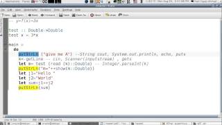 Haskell Programming Tutorial10 Simple Input and Output English Version [upl. by Neelcaj]