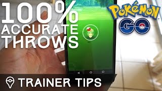 HOW TO THROW 100 ACCURATE POKÉBALLS IN POKÉMON GO [upl. by Htnnek251]