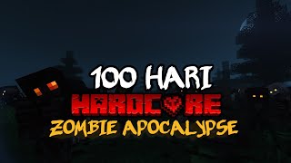 100 Hari di Minecraft Zombie Apocalypse [upl. by Nednyl9]