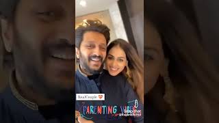 Yt shots viral video Ritesh Deshmukh with wife ❤️🫶 beautiful couples viralpics [upl. by Irovi]