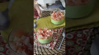 VERRINES AVOCAT CREVETTES PAMPLEMOUSSE  parfaites pour lapéritif [upl. by Crompton290]