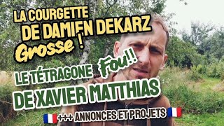 La courgette grosse  de DAMIEN DEKARZ et le tétragone fou de XAVIER MATTHIAS [upl. by Eemla]