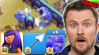 GIANT ARROW with BOWLERS in CLAN WAR SMASHES BASES in Clash of Clans [upl. by Florida250]