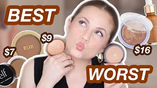 The BEST amp WORST Drugstore Bronzers [upl. by Ryter]