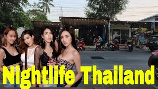 Bang Saray Beach Nightlife amp Street Views Minutes From Pattaya Thailand [upl. by Sutherland]