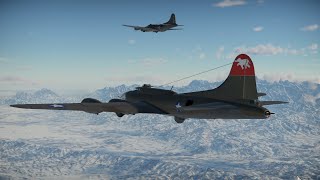 War Thunder  B17 Flying Fortress Small Squadron Gameplay No Commentary [upl. by Einnep]