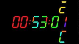 Stopwatch Timer with animated 7segment digits [upl. by Anek]