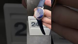 Vacheron Constantin Patrimony Rose KZF 11 Best Edition Blue Dial on Blue Leather Strap MIYOTA 9015 [upl. by Cini]