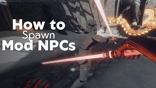 Tutorial How to spawn NPCs Mods in Battle Talent [upl. by Aurora]