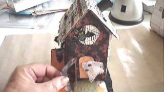 Halloween House Craft Project [upl. by Ynohtnaed589]