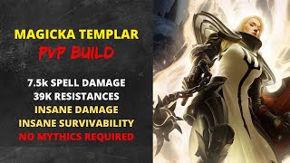 ESO  Magicka Templar PVP build still my strongest [upl. by Llerrehs939]