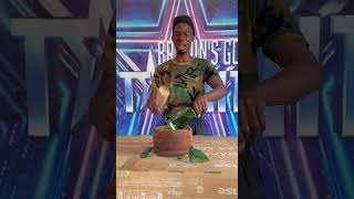 Omg 😱 He swallow bottle in agt 😳part1 agt youtubeshorts americasgottalent magic [upl. by Khai753]