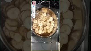 Crispy Banana Chips Ab Ghar par 😋  Dont forget to Subscribe bananachips eveningsnacks shorts [upl. by Reider260]