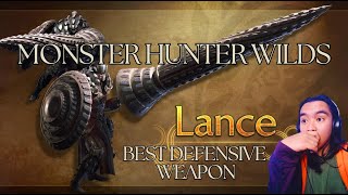 Monster Hunter Wilds 60 FPS Lance VS Rey Dau  Best Defensive Weapon So Far Beta Test Part 12 [upl. by Aneeres723]