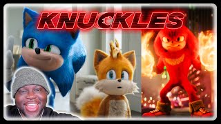 KNUCKLES IS BLACK amp TEAM SONIC IS BACK  Knuckles 2024 Series Trailer Reaction [upl. by Yadroc234]