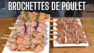 4 RECETTES DE BROCHETTES DE POULET  BARBECUE IS LOVE [upl. by Yeblehs]