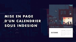 Indesign Mise en page dun calendrier [upl. by Pain]