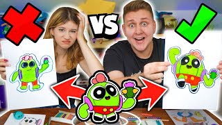 KTO NARYSUJE LEPIEJ NOWYCH ZADYMIARZY z BRAWL STARS WYGRYWA ⭐️ Da Mian VS Wera [upl. by Bradshaw]