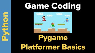 Python Pygame Tutorial Basic Platformer Intro [upl. by Orion]