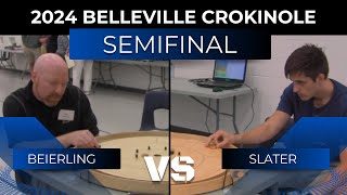 2024 Belleville Crokinole Semifinal Beierling V Slater [upl. by Eniagrom]