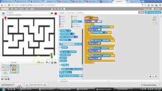 how to make a maze game on scratch tutoriol [upl. by Eirrak]