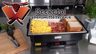 Beeketal Elektrischer Speisenwärmer Chafing Dish BCD5E [upl. by Akoyin]