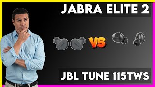 Jabra Elite 2 vs JBL Tune 115TWS Comparison [upl. by Enayd]