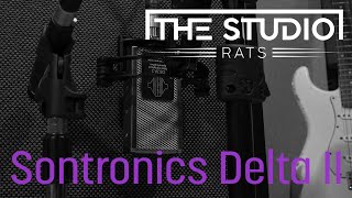 The Studio Rats  Recording Electric Guitar Sontronics Delta 2 amp Shure SM57 [upl. by Calvina]