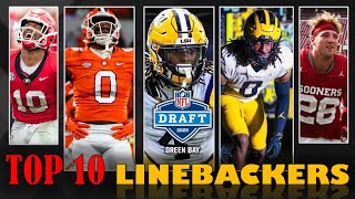 Top 10 Linebackers in the 2025 NFL Draft I Preseason Scouting Reports I Party on Broad [upl. by Kamp981]