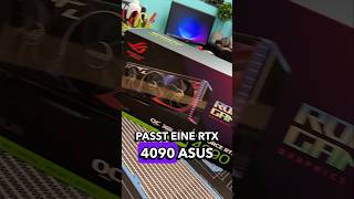 Passt die RTX 4090 Strix ins NZXT H5 Flow Die Antwort überrascht gamingpc pcbuilding asusrog [upl. by Ecahc]