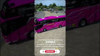 Livery terbaru Kusuma Jaya Transport Kamila bussid bussidtiktok bussidmania bussid busmania [upl. by Ydieh]