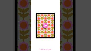 Quick amp Easy Geometric Mid Century Floral Pattern in Procreate [upl. by Rangel392]