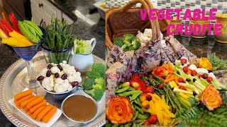 Crudités Three Ways  AMAZING Party Platters [upl. by Rundgren]