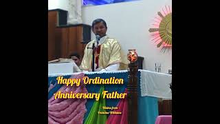 Happy Ordination Anniversary wishes to dear Fr Edward Xavier [upl. by Lenox]