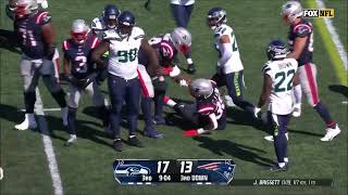 Rhamondre Stevenson  Highlights  Patriots vs Seattle Seahawks  NFL Week 2 2024 [upl. by Uzial734]